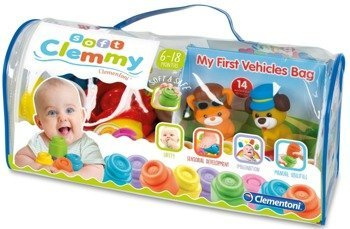 Clementoni Klocki Baby Clemmy Pojazdy + Torba