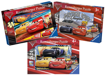 Puzzle dla Dzieci 3+ Zestaw Prezentowy dla Chłopca