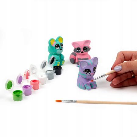 Kidea Glina samoutwardzalna zestaw misie