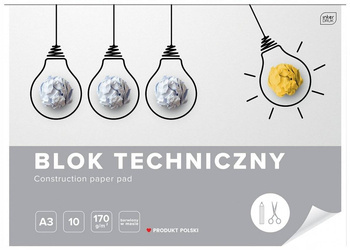 Interdruk Blok techniczny biały A3/10K