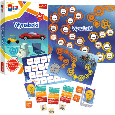 TREFL Wynalazki Mistrz Wiedzy Gra Edukacyjna