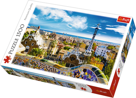 TREFL Puzzle 1500 el Park Güell Barcelona