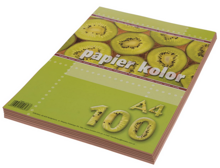 Kreska Papier ksero Kolorowy brązowy 80 g/m2 100 arkuszy