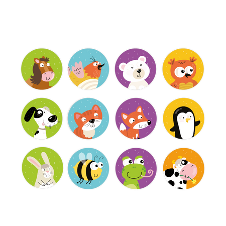 DODO Gra Pamięciowa Memo Mini 24 el. Zwierzęta