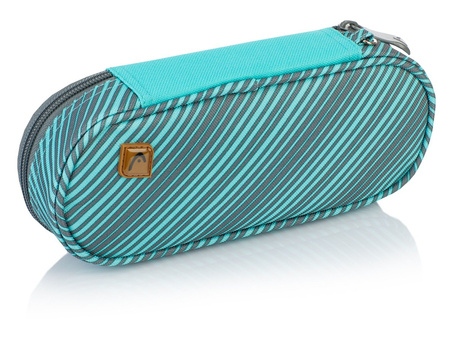 Piórnik Saszetka z organizerem 1 komora HD-73 HEAD turkusowy