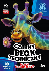 Astra Blok techniczny A4 170g 10 kartek