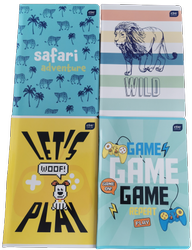 Zeszyt A5/16k Kratka Mix Wzorów dla Chłopca INTERDRUK