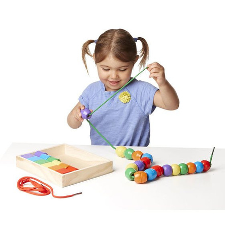Drewniane Korale do Nawlekania - Melissa and Doug