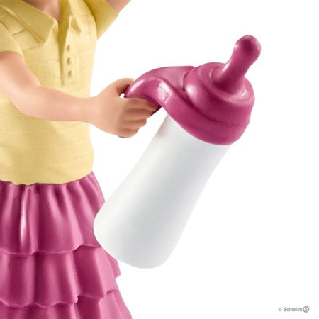 Schleich 42361 - Źrebię z Kocem i Opiekunką