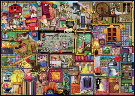 Puzzle 1000 Ravensburger Niepowtarzalny Kredens