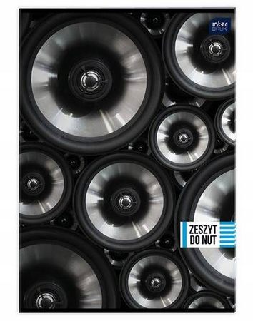 INTERDRUK Zeszyt do nut A4 pionowy 16k