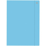 Teczka z gumką A4 niebieska INTERDRUK