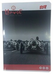 Zeszyt A5/60k Krata Travel Czerwony Unipap