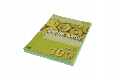 Papier kolorowy A4 80 g/m2 seledynowy 100 arkuszy