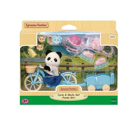Sylvanian Families Panda Rosalina Zestaw rower i wrotki 5652