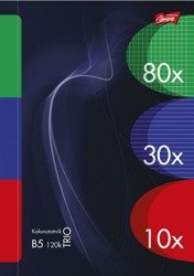 Kołonotatnik Trio B5/120k - Unipap