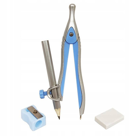 Colorino Zestaw geometryczny 8 elementów w kasetce pastel