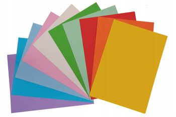 Kreska Karton A4 170 g/m2 mix 10 kolorów 100 arkuszy