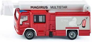 SIKU Wóz Strażacki z Wysięgnikiem S1749 Magirus