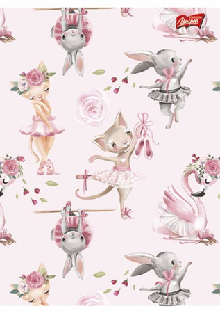 Zeszyt A5/32K kratka MIX Dziewczęcy