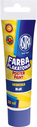 Farba plakatowa niebieska jasna tuba 30 ml. Astra