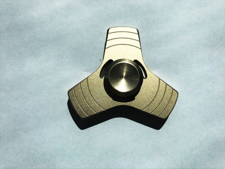 Fidget Spinner Metalowy w Pudełku - Złoty