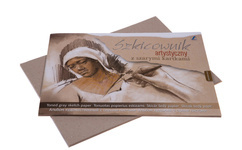 Kreska Szkicownik artystyczny z szarymi kartkami A4 20k 80g/m2