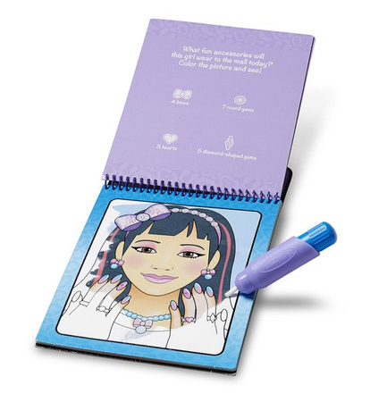 Water Wow Makijaż Ozdoby Kolorowanka Wodna Melissa