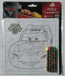 Jiri Models Zestaw Kreatywnych Puzzli Cars 3