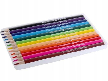 Colorino Kredki ołówkowe trójkątne 12 kolorów 51798