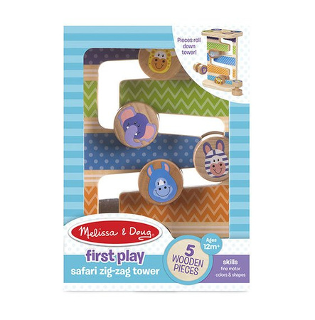 Melissa and Doug Wieża Safari Zig-Zag 5 el Klocki