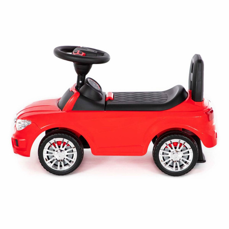Polesie Samochód Jeździk Pchacz Czerwony z Dźwiękiem