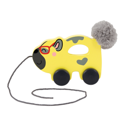 Trefl Drewniana Zabawka Piesek śmieszek