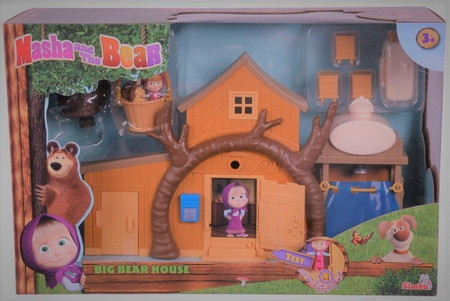 Simba Masza i Niedźwiedź Dwupoziomowy Dom Domek Niedźwiedzia