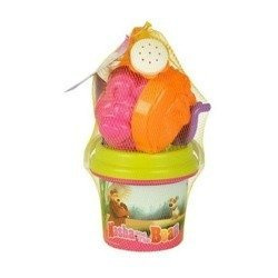 Wiaderko do piasku z Akcesoriami Masza i Niedźwiedź