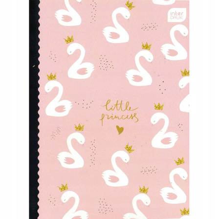 Zeszyt A5/16k Kratka Mix Wzorów dla Dziewczynki INTERDRUK