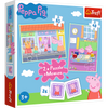 TREFL Puzzle 2w1 MEMO Świnka Peppa Dzień Peppy