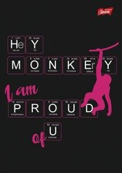 Zeszyt A5/80k Linia Symbols Hey Monkey Unipap