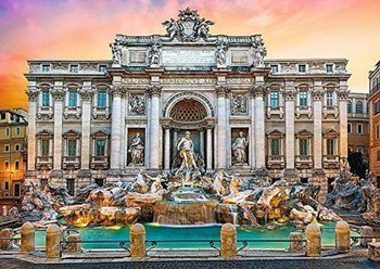Puzzle 500 Fontanna di Trevi Rzym Włochy TREFL
