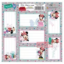 Naklejki na zeszyt podręczniki 7szt Myszka Minnie