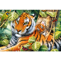 Trefl Puzzle 1500 Dwa Tygrysy