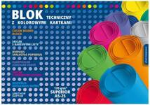 Kreska Blok techniczny kolor Superior A5/25 k.