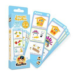 CzuCzu 150 Zagadek Logicznych Edukacyjnych 3-4 lat