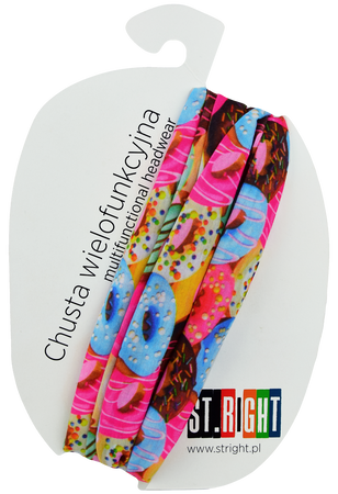 Chusta Szalik Maska Wielofunkcyjna Donaty Pączki