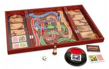 JUMANJI Gra Planszowa Przygodowa Wersja Drewniana