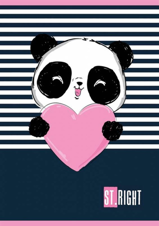 STRIGHT Zeszyt A5 32k krata laminowany