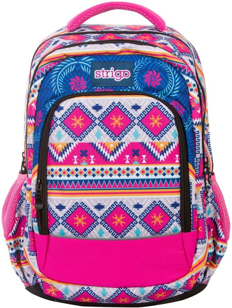 Strigo Plecak Szkolny Młodzieżowy ND6 Nature Daily Różowy