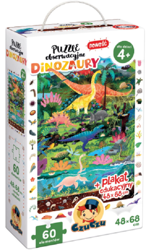 CzuCzu Puzzle Obserwacyjne 60 el Dinozaury 4+