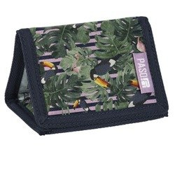 PASO Portfel PPMS19-882 Flamingi Tukany