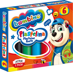 Plastelina 6 Kolorów Bambino